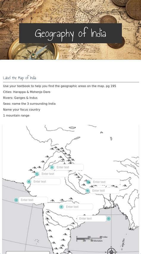 Ancient India Map Worksheets
