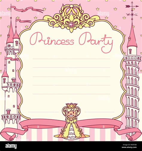 Princess Castle Invitation Template