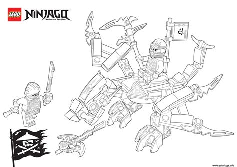 Coloriage Ninjago Lego Dragon Contre Bucko