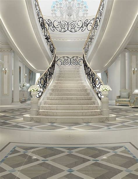 30 Luxurious Grand Staircase Design Ideas For Amazing Home With