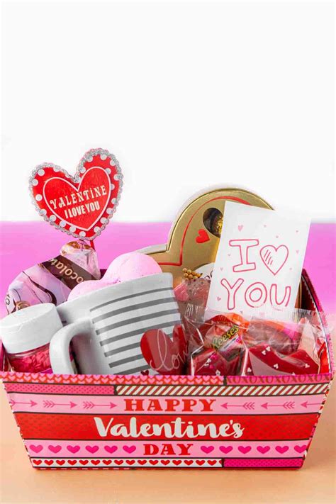 Diy Valentines Day Basket Ideas With Free Printables Play Party Plan