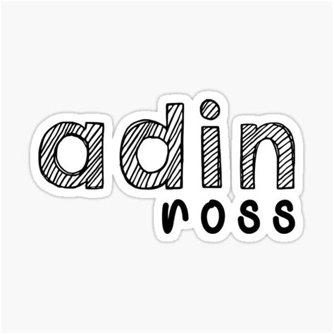 Adin Ross Design Sticker By Mdc Shop Redbubble