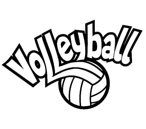 Printable Volleyball Coloring Page Download Print Or Color Online