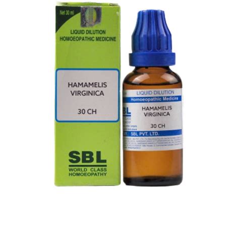 Buy Sbl Homeopathy Hamamelis Virginica Dilution Online At Best Price