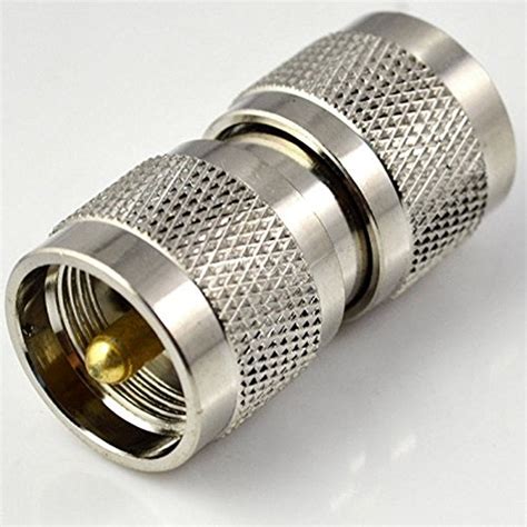 UHF Male PL To UHF Male Plug Double Straight Long RF Coax Adapter Connector Walmart Com