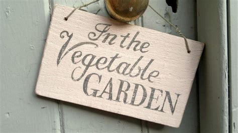 Popular Items For Vegetable Garden Signs On Etsy Garden Signs