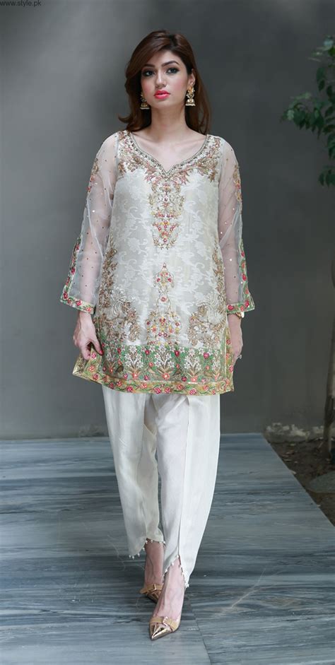 Pakistani White Dresses For Eid 2016 10 Stylepk