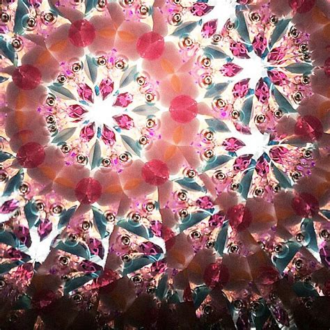 Kaleidoscope Flower Illustration Geometric Art Kaleidoscope