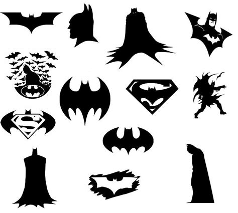 Batman Svg Image Bundle Clip Art Drawing Abananas Medium