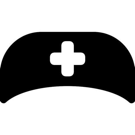 White Nurse Hat Svg