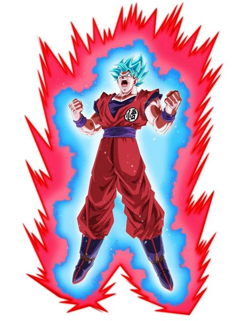 Goku Ssj Blue Kaioken Dragon Ball Painting Anime Dragon Ball Super