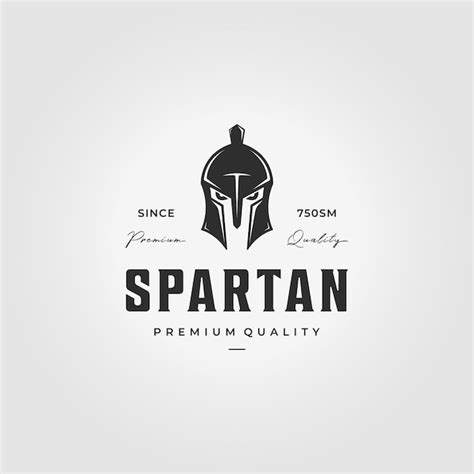 Premium Vector Spartans Logo Vintage Vector Illustration Design