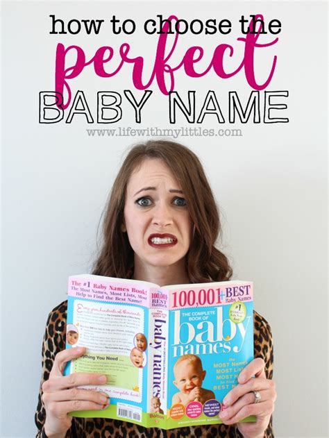 How To Choose The Perfect Baby Name Life With My Littles