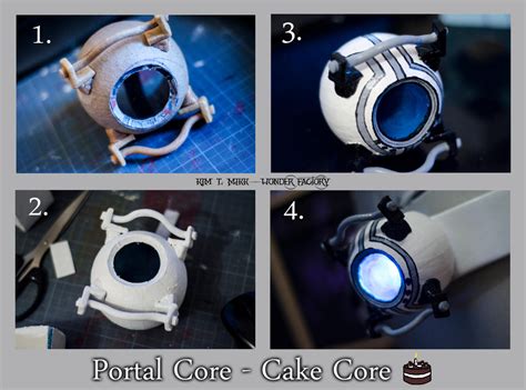 Portal Cake Core By Kim T Mikk On Deviantart