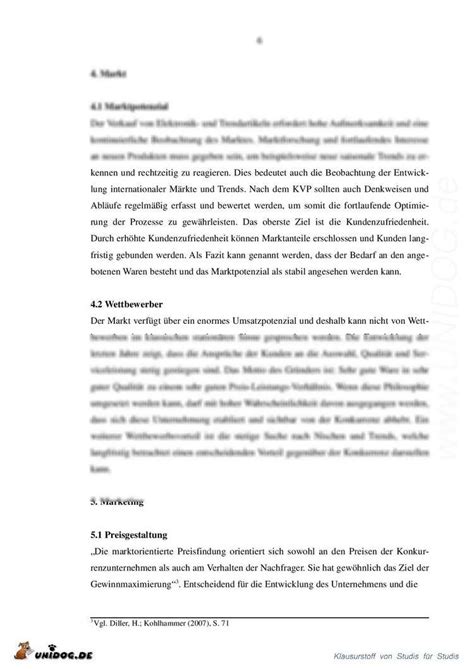 Darum ist es so wichtig. Seminararbeit / Hausarbeit - Businessplan - Aufbau und ...