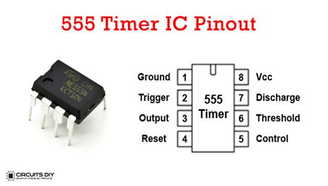 555 Timer Ic Pin Diagram