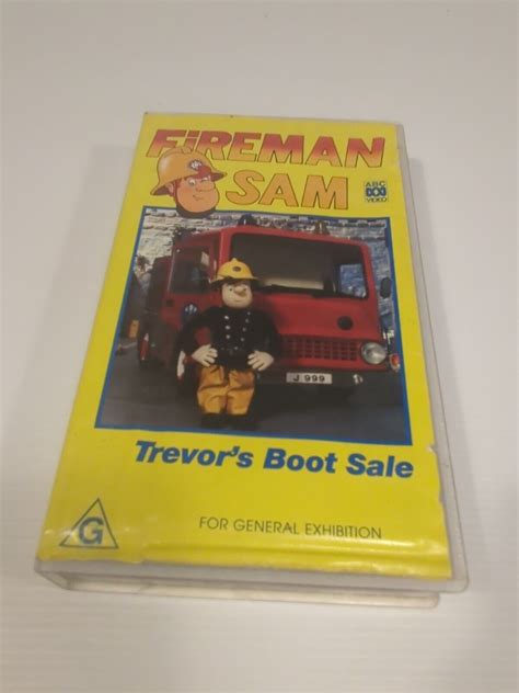 Fireman Sam Vintage Vhs Trevors Boot Sale 1997 Free Postage Ebay