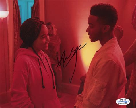 Amandla Stenberg Hate U Give Signed Autograph 8x10 Photo Acoa Outlaw