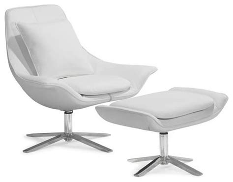 Browse mid century & modern outdoor lounge chairs to bring effortless style with beautiful furniture. MODERN WHITE SWIVEL LOUNGE CHAIR VITAL - Modern ...