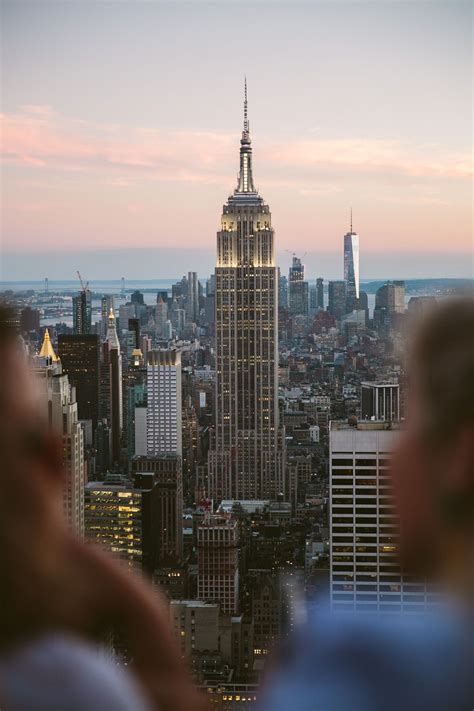 View Of The Empire State Building From Top Of The Rock