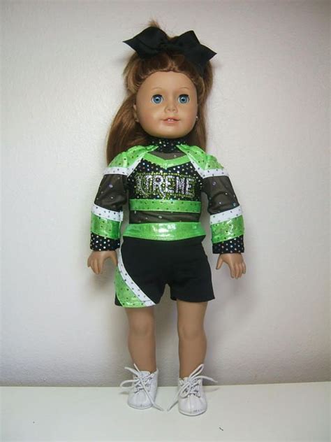 Custom 18 Doll Cheer Front Only Miniature Uniform Etsy 18 Doll Cheer American Girl
