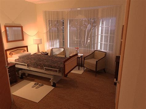 Nursing Home Bed Room Scott Ebert Cgarchitect Architectural