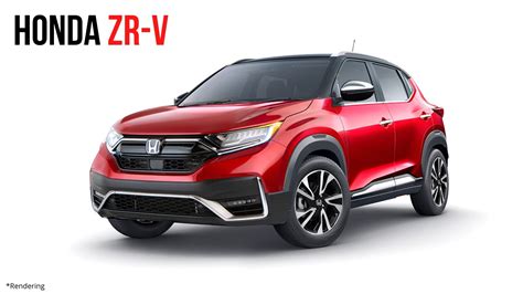 Upcoming Honda Zr V Compact Suv Rendered Realistically
