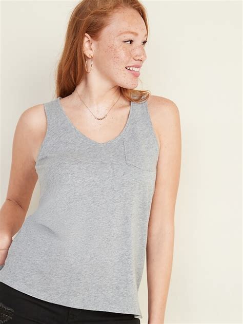 Everywear V Neck Pocket Tank Top For Women Old Navy