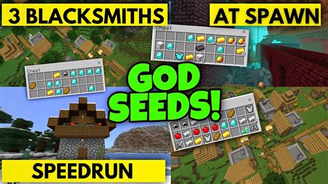 💥[seeds] Best Seeds For Minecraft 1 18 31 Bedrock Edition Speedrun Seed Mcpe Seeds Youtube