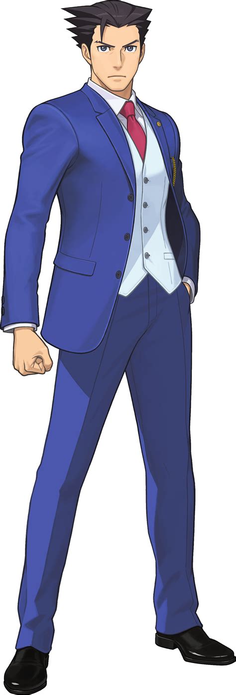 Ace Attorney Hombre Transparente Png Png Play