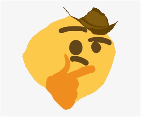 Yeethonk Discord Emoji Thinking Emoji Meme Transparent Png X