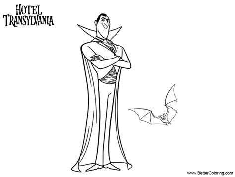 As your child gets involved, you may add small details about them too. Hotel Transylvania Coloring Pages Vampire Mr Dracula ...