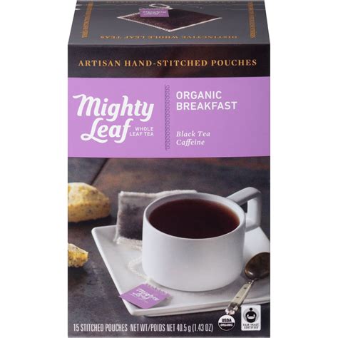 Mighty Leaf Tea Organic Breakfast Black Tea Fair Trade Certified 15