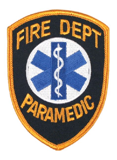 Fire Department Paramedic Patch Military Uniform Supply Inc