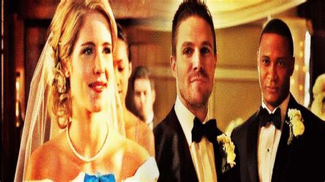 Alternate Universe Oliver And Felicitys Wedding Wallpaper