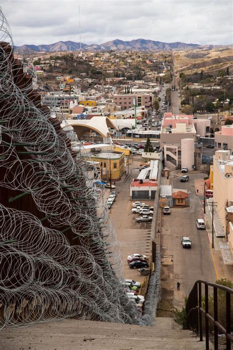 Fronteira Clima entre Nogales mexicana e Nogales americana está cada vez mais hostil