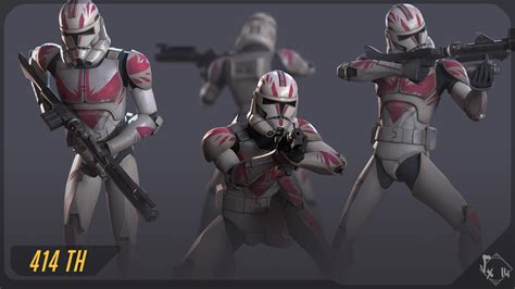 Clone Trooper Phase Ii Full Rig 4 Skins Flippednormals