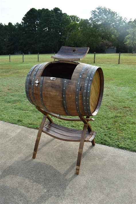 Wine Barrel Cooler Etsy Wine Barrel Diy Whisky Barrel Barrels Diy Wine Barrels Whiskey