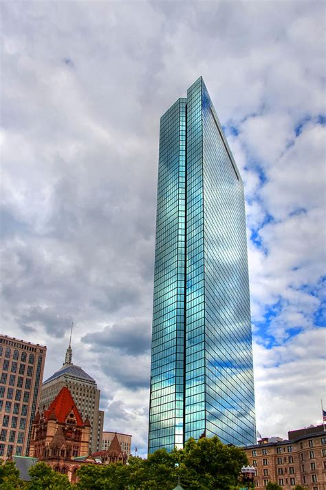 The project is located in boston, suffolk county, massachusetts, usa. 200 Clarendon - Clouds Reflections On The John Hancock ...