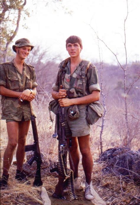 Rhodesian Soldiers Of The Rli Pictured On Patrolthe One