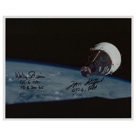 Gemini 6 Signed Photograph