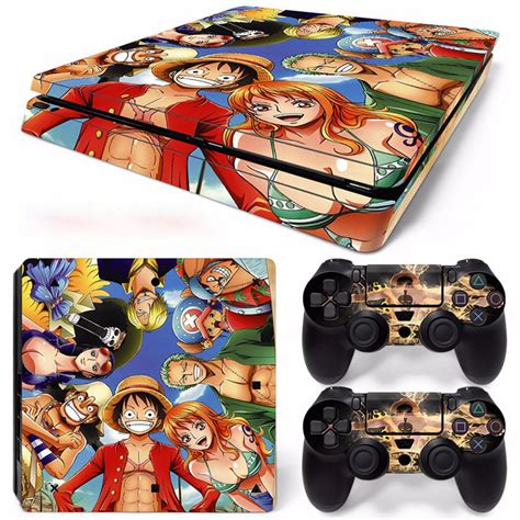 One Piece PS4 Slim Console Protective Skin - One piece Merchandise