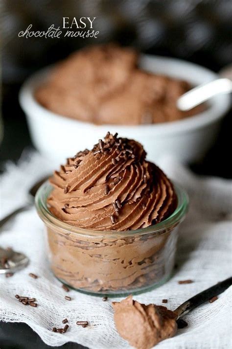 Easy Chocolate Mousse A Recipe From Glorious Layered Desserts Easy
