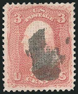 Us Stamps Values Scott Catalog 83 1867 3c Washington Grill