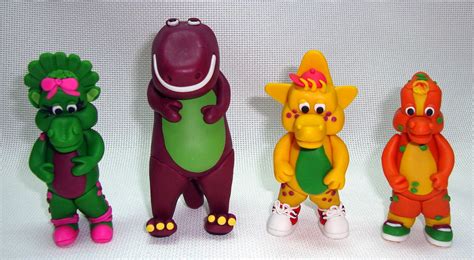 Barney Baby Bop Barney Bj Y Riff Figuras Elaboradas En Flickr