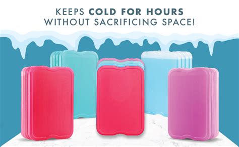 Cool Coolers By Fit And Fresh 4 Pack Xl Slim Ice Packs Quick