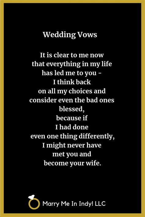 Wedding Vows Quotes Best Wedding Vows Wedding Vows To Husband Wedding Tips Dream Wedding