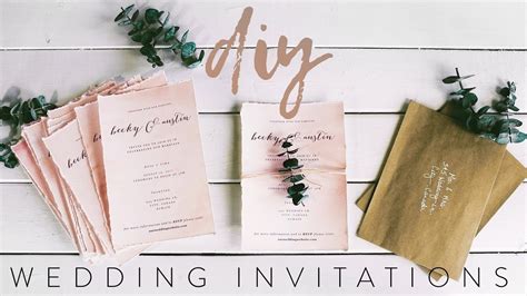 Do it yourself invitation tutorial subscribe to our channel to keep up to date with our videos. Do It Yourself Wedding Invitations Diy My Wedding ...