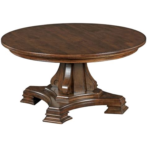 22 james round end table. Portolone Round Pedestal Cocktail Table by Kincaid ...