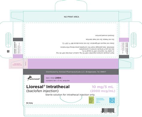 Lioresal Intrathecal Package Insert